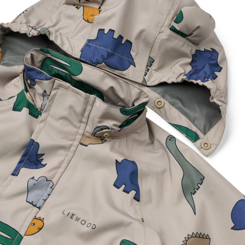Liewood - Manu - Completo Giacca e Pantaloni antipioggia - Bambini under 4Y - Dinosauri