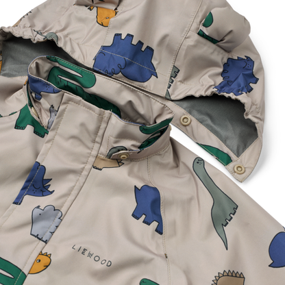 Liewood - Manu - Completo Giacca e Pantaloni antipioggia - Bambini under 4Y - Dinosauri