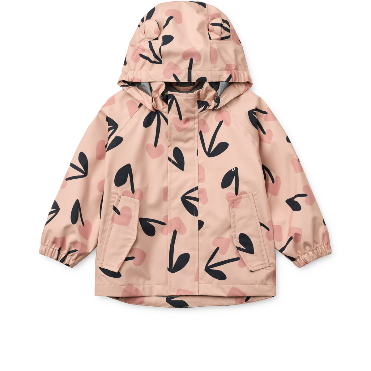 Liewood - Manu - Completo Giacca e Pantaloni antipioggia - Bambini under 4Y - Cherry heart/Rosey