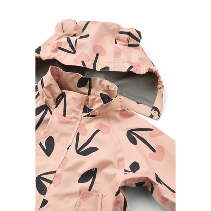 Liewood - Manu - Completo Giacca e Pantaloni antipioggia - Bambini under 4Y - Cherry heart/Rosey