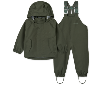 Liewood - Manu - Completo Giacca e Pantaloni antipioggia - Bambini under 4Y - Verde