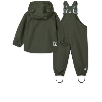 Liewood - Manu - Completo Giacca e Pantaloni antipioggia - Bambini under 4Y - Verde