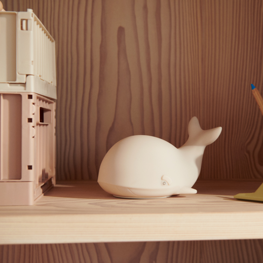 Liewood - Winston - Lampada piccola portatile in silicone - Balena