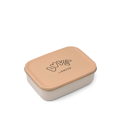Liewood - Nina - Lunchbox contenitore con scomparti interni - Love