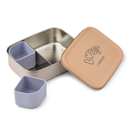 Liewood - Nina - Lunchbox contenitore con scomparti interni - Love