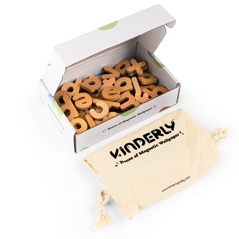 Kinderly - Lettere magnetiche in legno