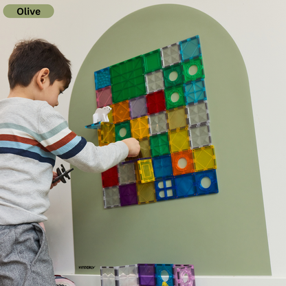 Kinderly - Lavagna Adesiva Magnetica - Olive