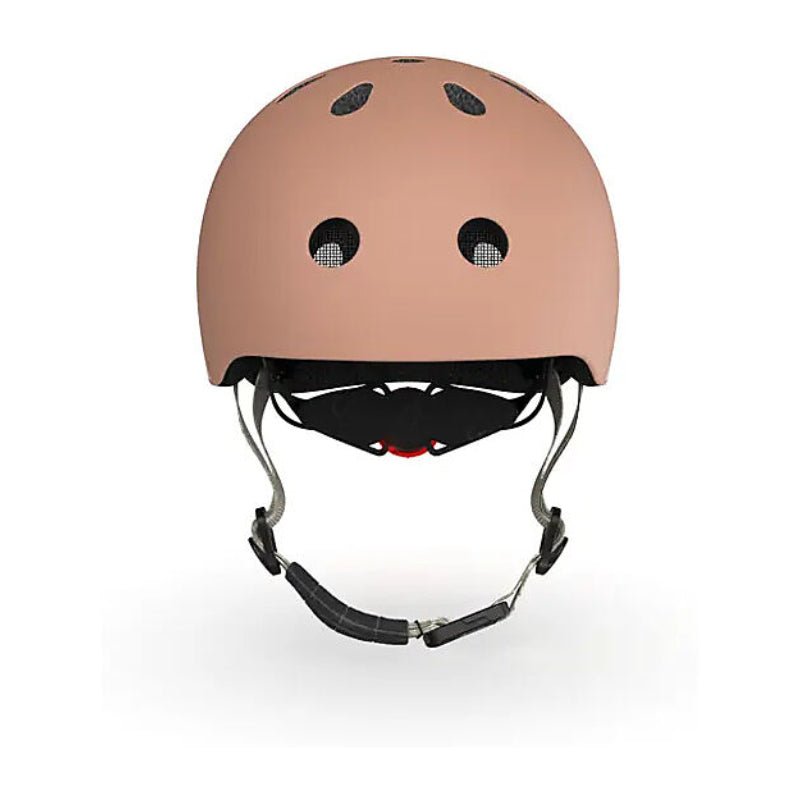Scoot and Ride - Casco - tg. XXS-S - luce posteriore e chiusura magnetica - Mocha