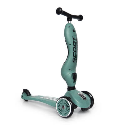 Scoot and Ride - Monopattino e Triciclo - Highwaykick 1 - Trasformabile 2 in 1 - foresta forest