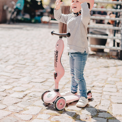 Scoot and Ride - Monopattino e Triciclo - Highwaykick 1 - Trasformabile 2 in 1 - rosa rose