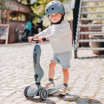 Scoot and Ride - Monopattino e Triciclo - Highwaykick 1 - Trasformabile 2 in 1 - acciaio steel