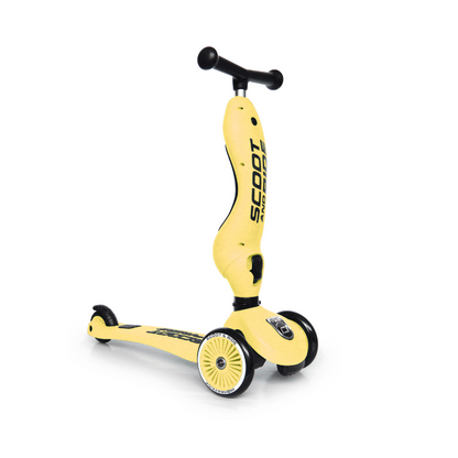 Scoot and Ride - Monopattino e Triciclo - Highwaykick 1 - Trasformabile 2 in 1 - giallo lemon