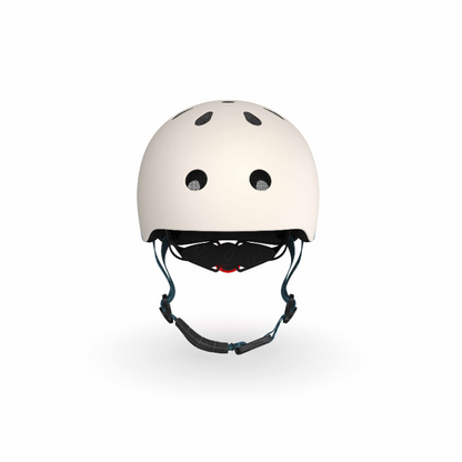 Scoot and Ride - Casco - tg. XXS-S - luce posteriore e chiusura magnetica - cenere Ash