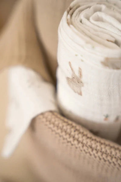 Little Dutch - Cesto portaoggetti piccolo - 100% Cotone Organico - Beige