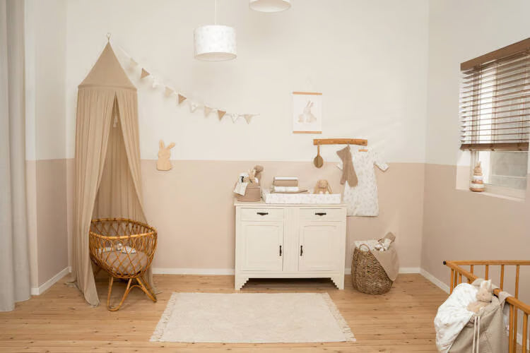 Little Dutch - Cesto portaoggetti piccolo - 100% Cotone Organico - Beige