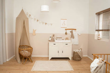 Little Dutch - Cesto portaoggetti piccolo - 100% Cotone Organico - Beige