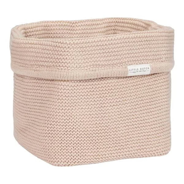 Little Dutch - Cesto portaoggetti piccolo - 100% Cotone Organico - Beige