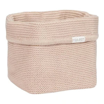 Little Dutch - Cesto portaoggetti piccolo - 100% Cotone Organico - Beige