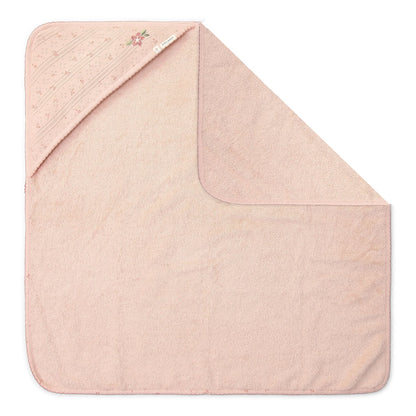Little Dutch - Telo-accappatoio con cappuccio - ricamato - Pure Blossom