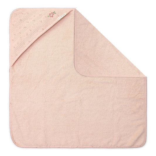 Little Dutch - Telo-accappatoio con cappuccio - ricamato - Pure Blossom