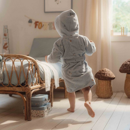 Little Dutch - Accappatoio con cappuccio - ricamato - Forest Friends