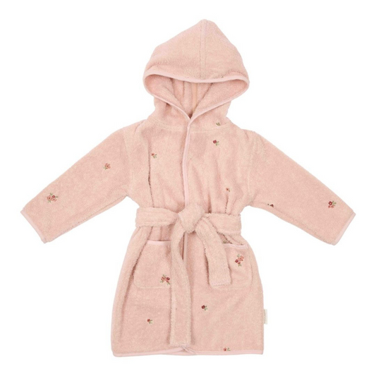 Little Dutch - Accappatoio con cappuccio - ricamato - Blossom