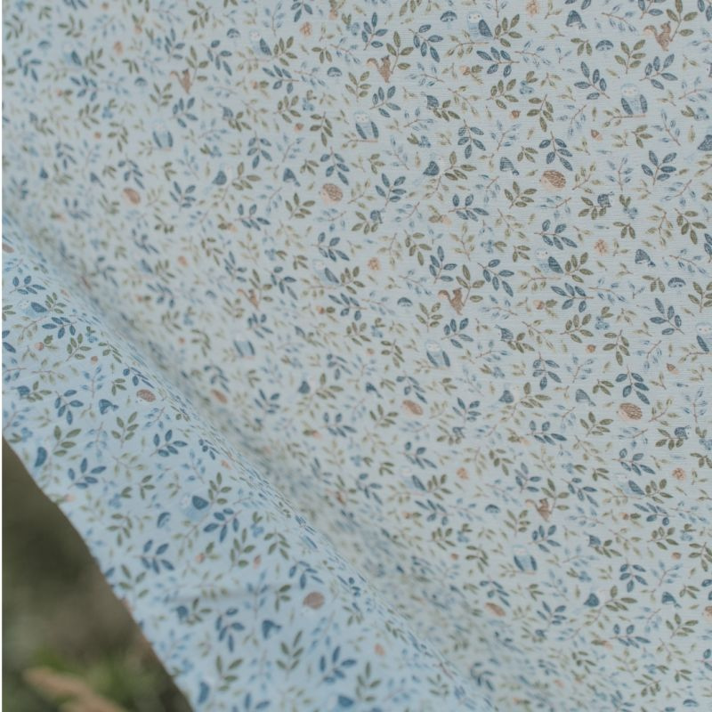 Little Dutch - Panno in Mussola Swaddle 120x120 cm - 100% Cotone Organico - Forest Adventure