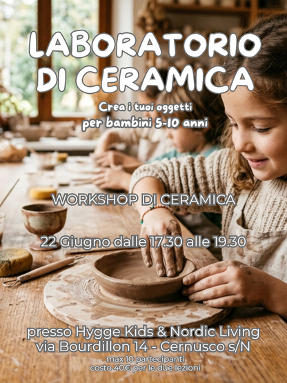 Laboratorio ceramica Bambini | 5-10 anni