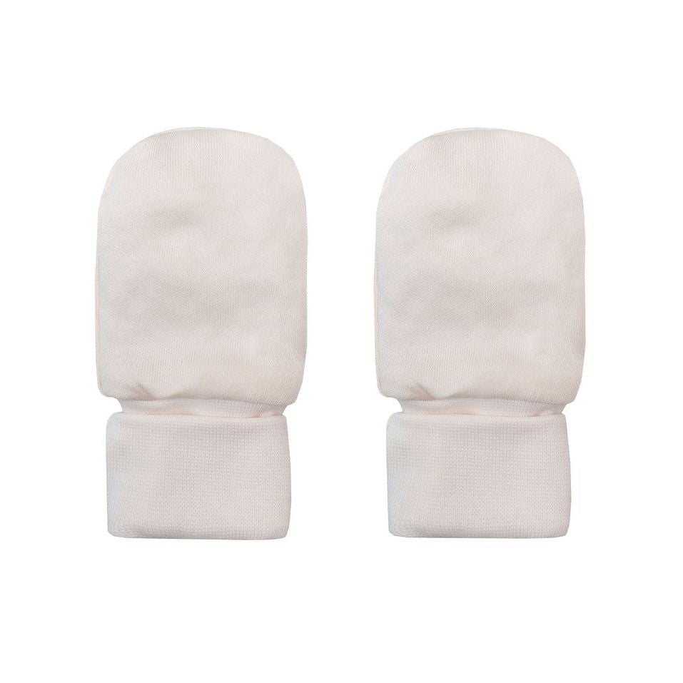 Wooly Organic - Guanti antigraffio per neonati - cotone organico BIO