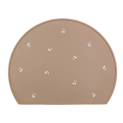 Tovaglietta in silicone Soina tortora Ciliegia