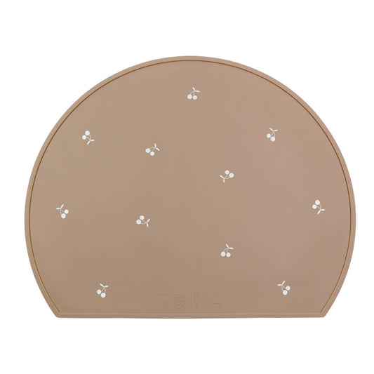 Tovaglietta in silicone Soina tortora Ciliegia