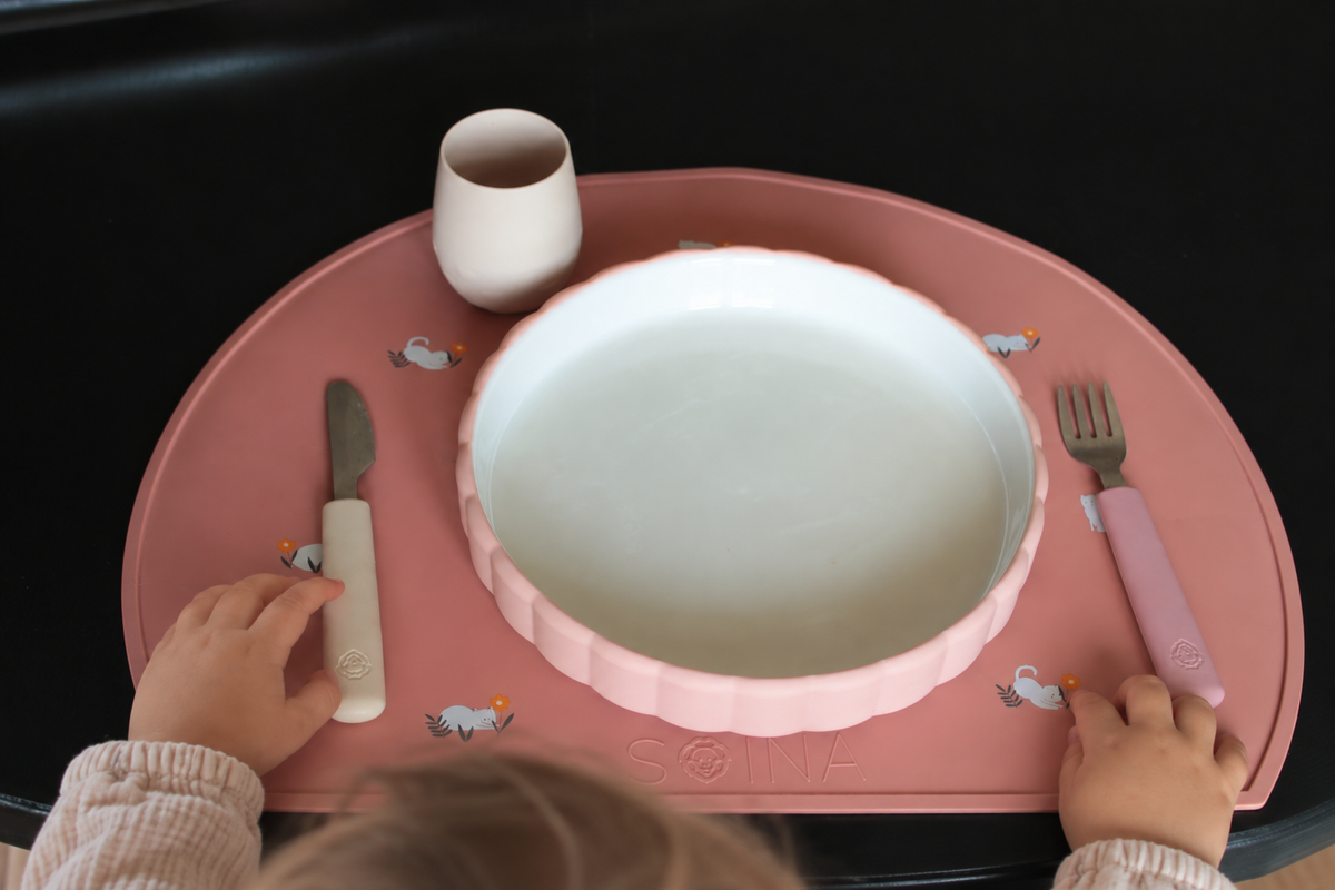 Piatto in ceramica Soina rosa - foto 7