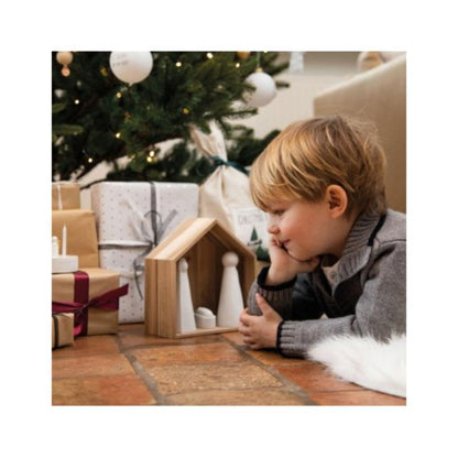 Räder - Natività XL presepe legno e porcellana - 18,5x20,5cm