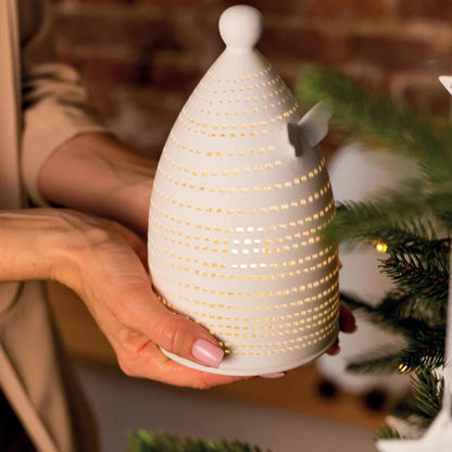 Räder - Portacandela in porcellana Piccolo - Angelo 11x20cm