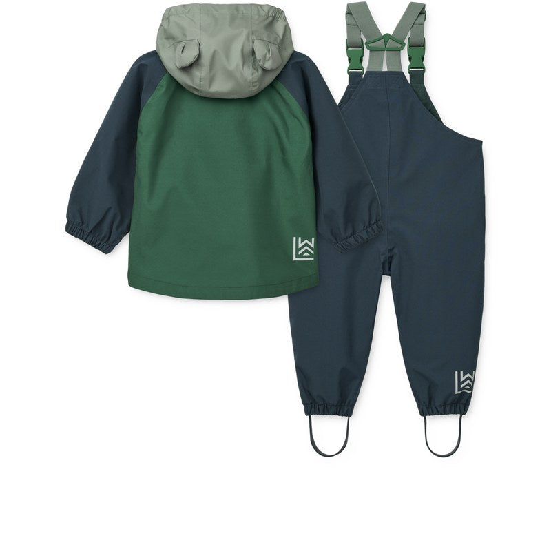 Liewood Manu completo antipioggia giacca e pantaloni bambini multicolor - foto 2