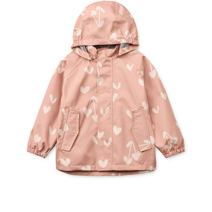 Liewood Pedia completo antipioggia giacca e pantaloni bambini fantasia Cuori - foto 3