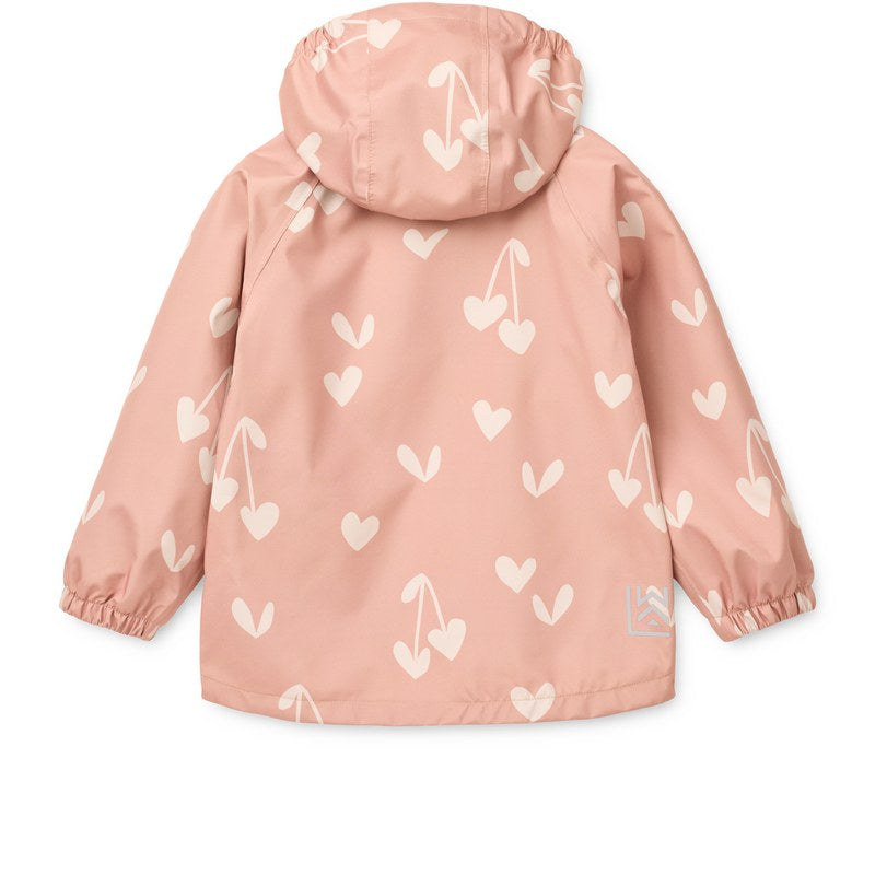 Liewood Pedia completo antipioggia giacca e pantaloni bambini fantasia Cuori - foto 4
