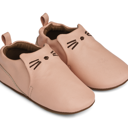 Liewood - Eliot - Pantofole in Pelle - Gatto rosa