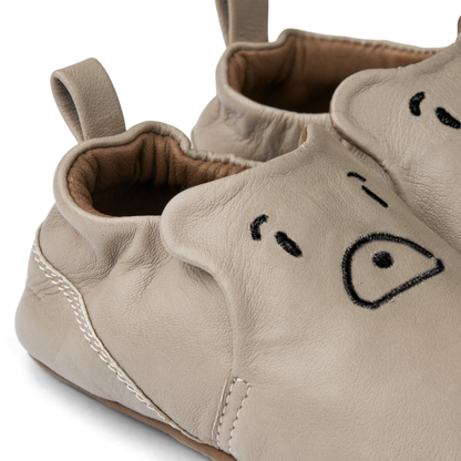 Liewood - Eliot - Pantofole in Pelle - Orso grigio