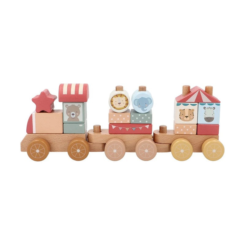 Trenino in legno personalizzabile Monnëka Circus