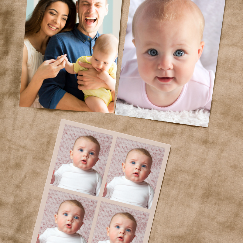 Set Stampa Foto Asilo – 2 Foto 10x15 cm + 4 Fototessere