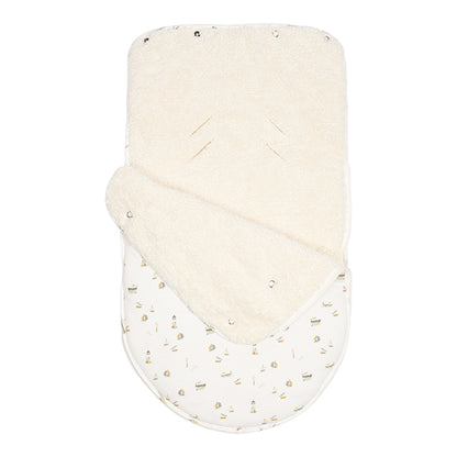 Little Dutch - Sacco invernale Footmuff - Seggiolino auto 0 e ovetto - Sailors Bay White
