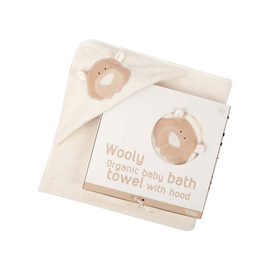 Wooly Organic - Accappatoio Teddy Baby 75x75cm